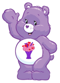 a cute picture of share bear from carebears